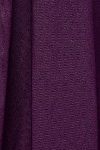 Lola Purple Box Pleated Flared Dress