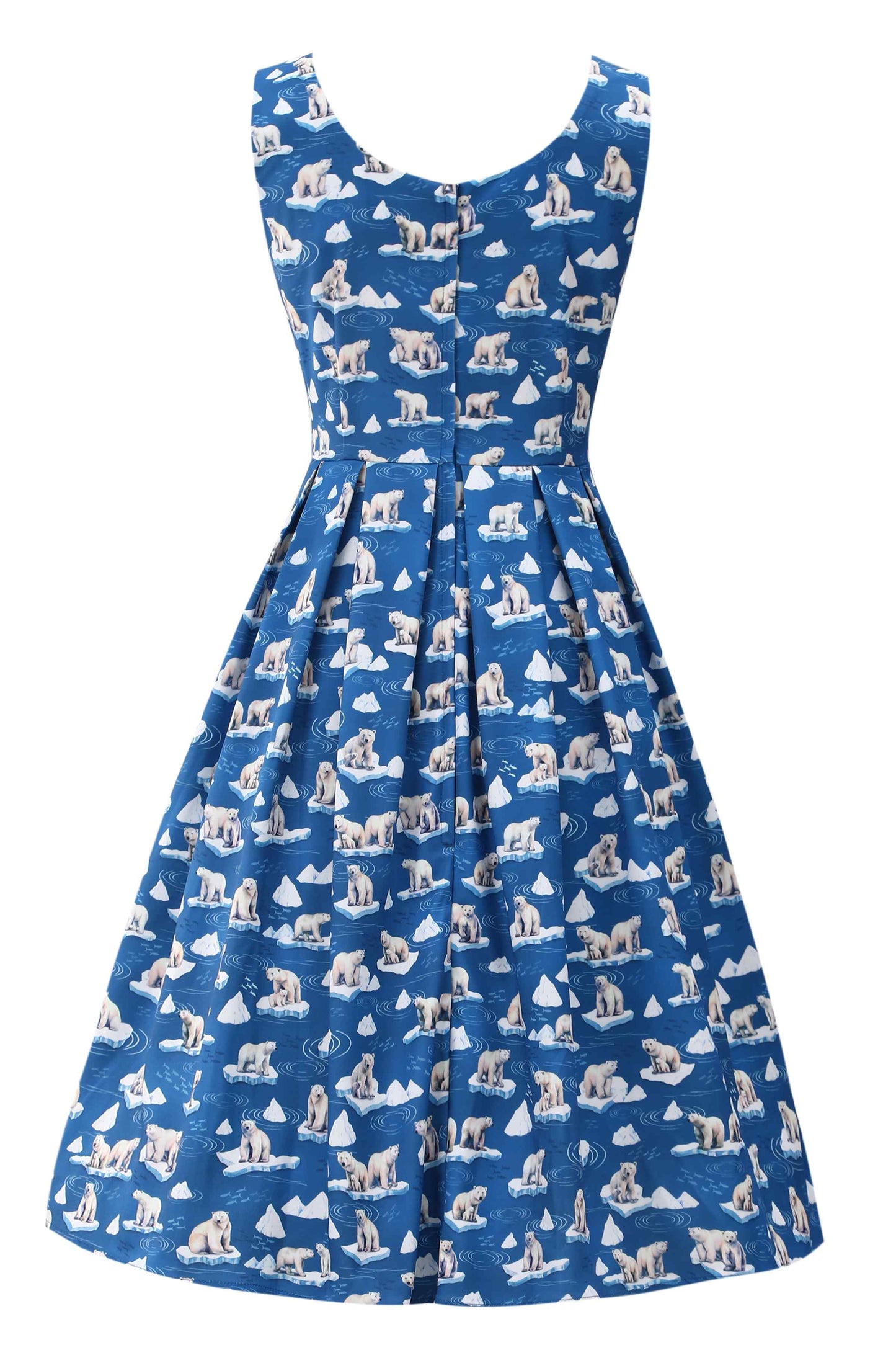 Amanda Polar Bear Flared Dress