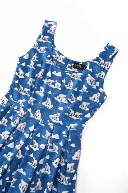 Amanda Polar Bear Flared Dress