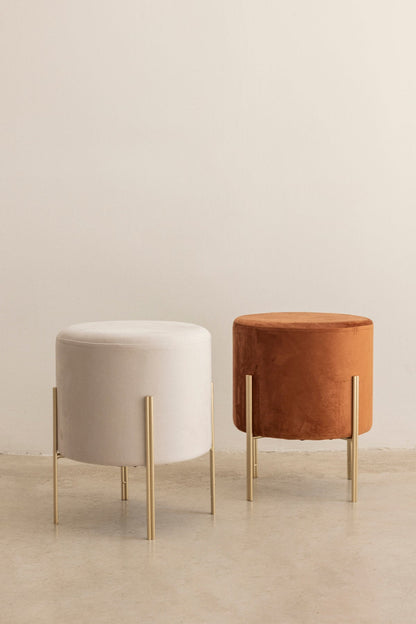 Puf Apilable Gemma Crema · Deco ·