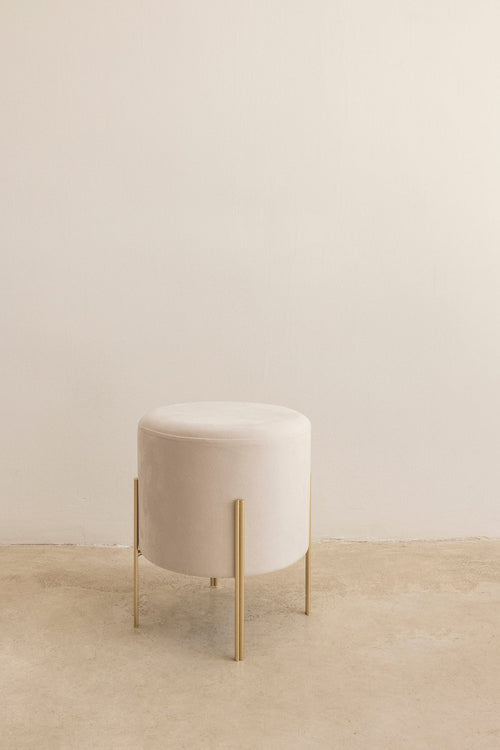 Puf Apilable Gemma Crema · Deco ·