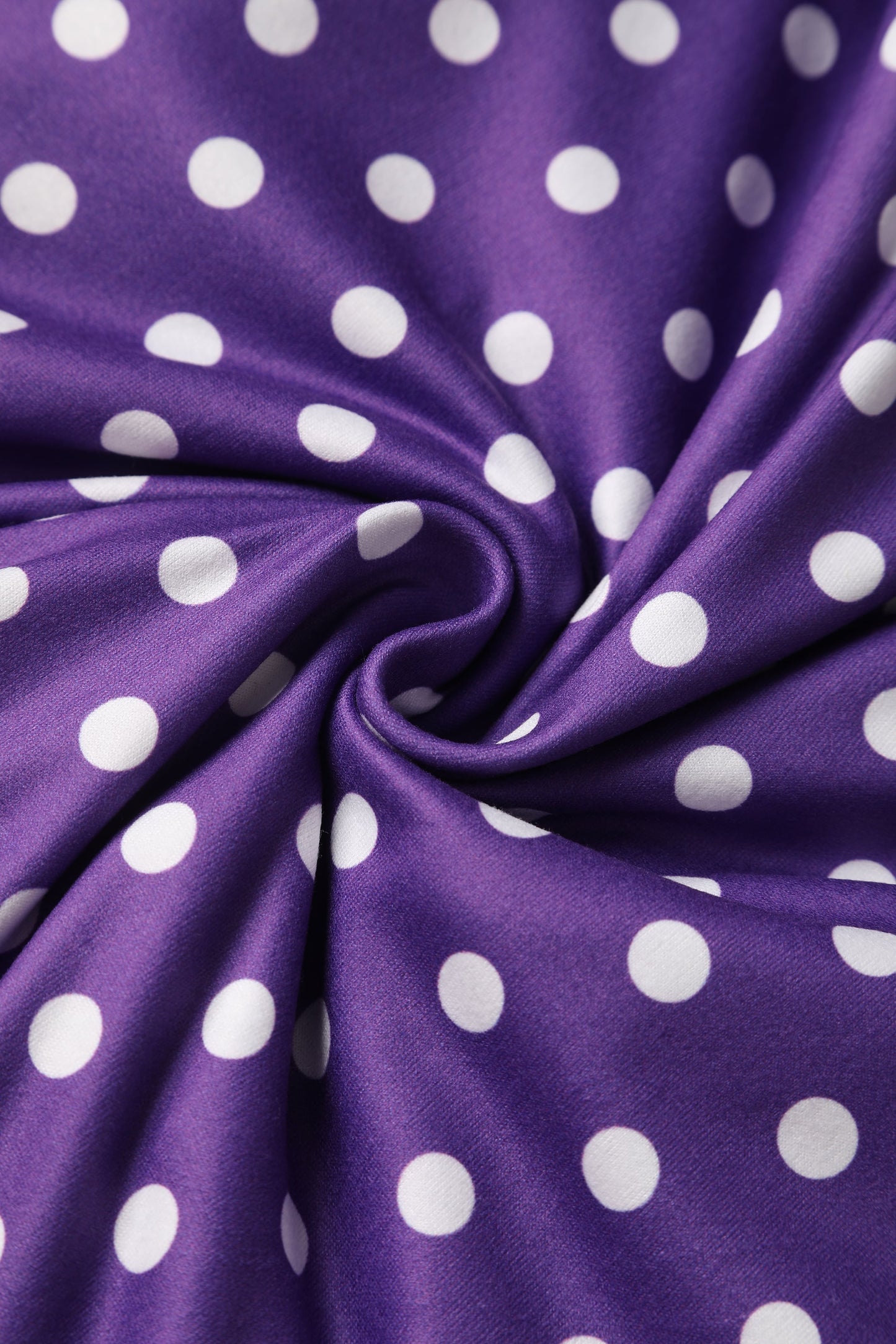 Matilda Purple Polka Dot Wrap Dress