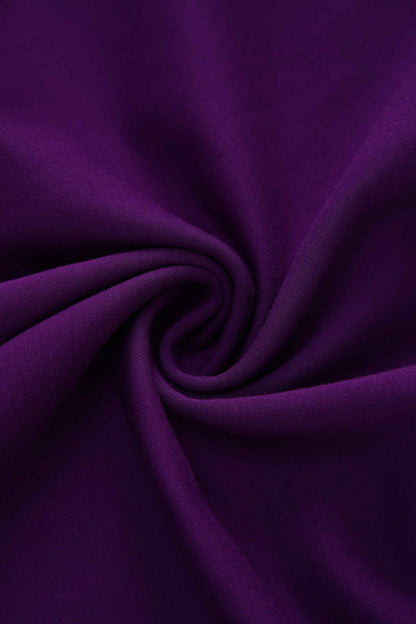 Beverly Purple Off Shoulder Dress