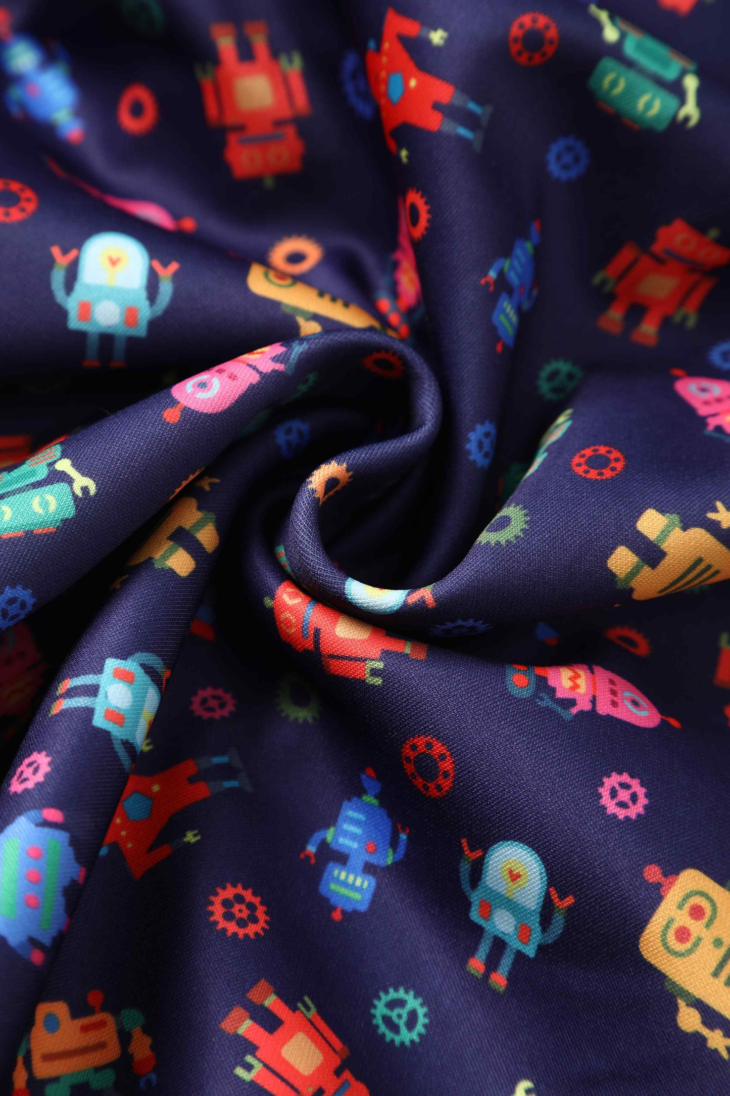 Amanda Purple Robot Swing Dress