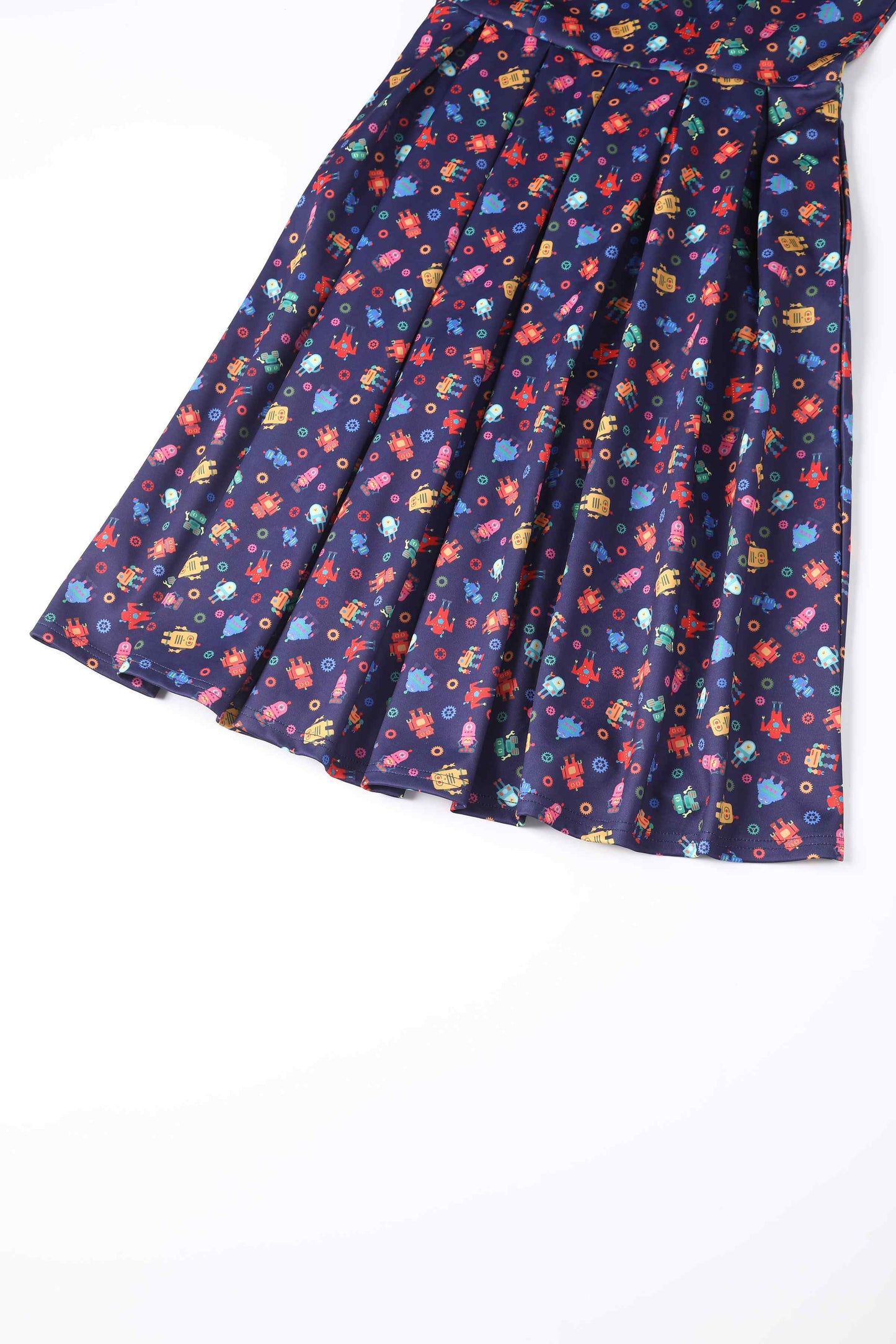 Amanda Purple Robot Swing Dress