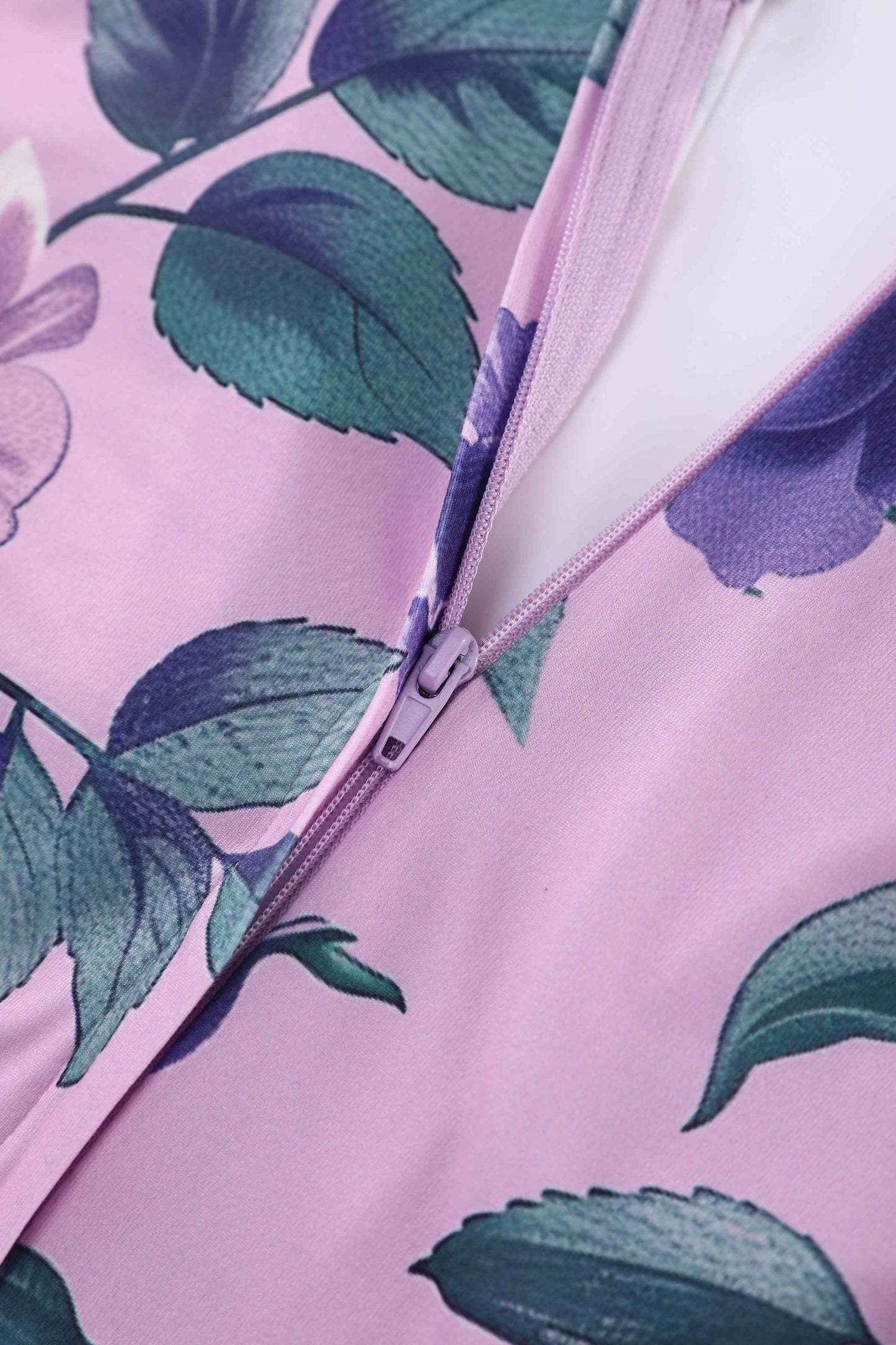 Julia Purple Rose Midi Dress