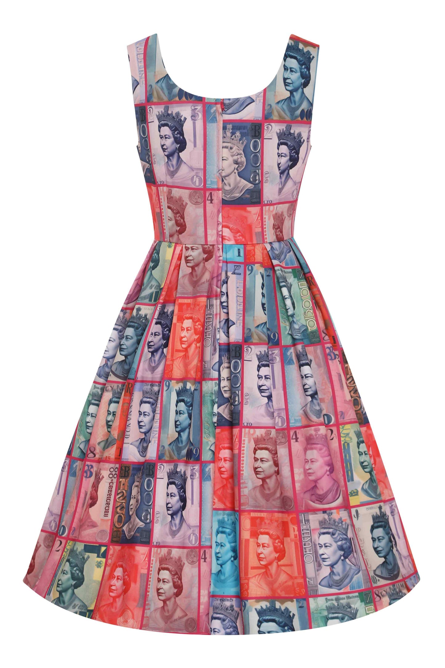 Amanda Queen Elizabeth II Flared Dress