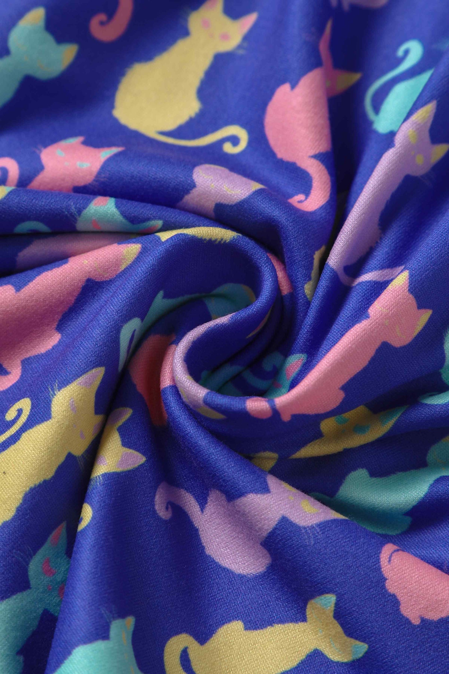 Esther Rainbow Cat Purple Jumpsuit