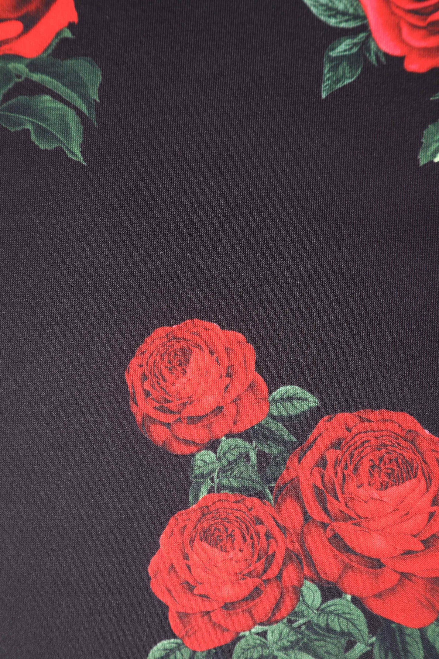 Monroe Black Rose & Bird Pencil Dress