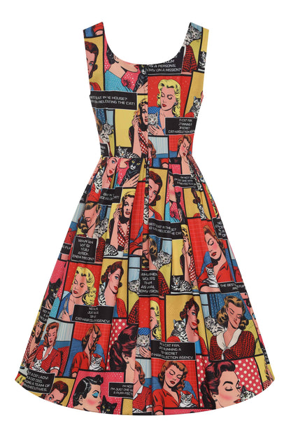 Amanda Cat Lover Comic Dress