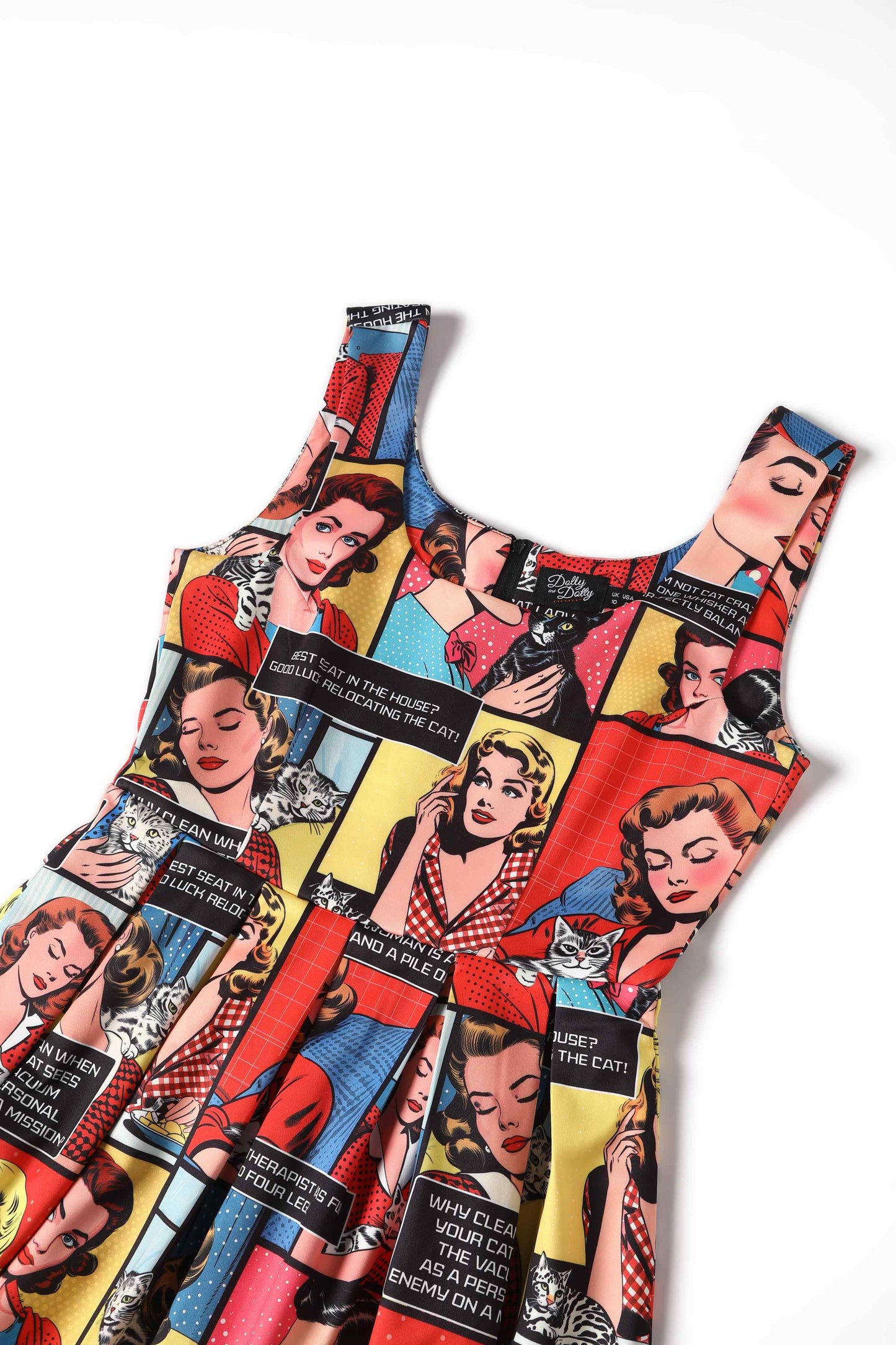 Amanda Cat Lover Comic Dress