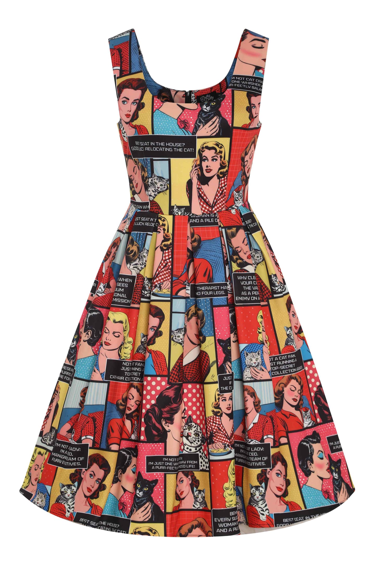 Amanda Cat Lover Comic Dress