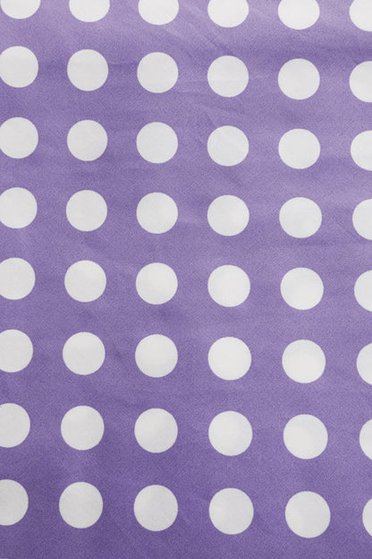 Maisie Lilac Polka Dot Full Circle Midi Skirt