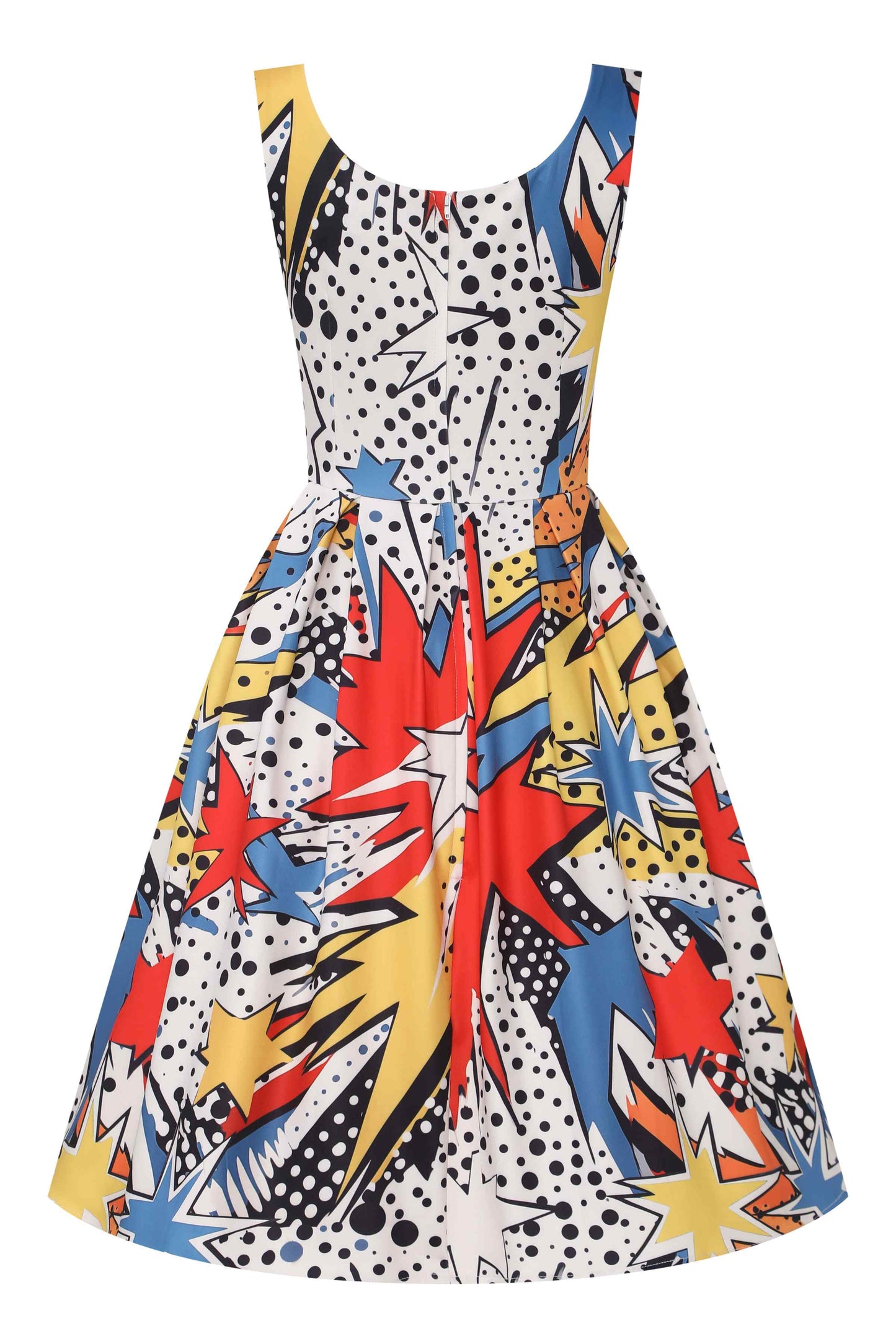 Amanda Pop Art Explosion Swing Dress