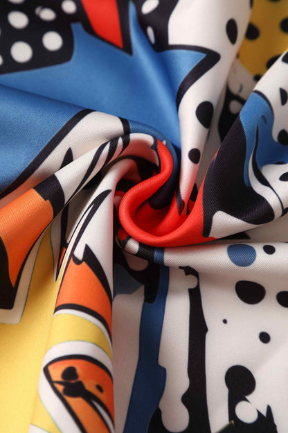 Amanda Pop Art Explosion Swing Dress