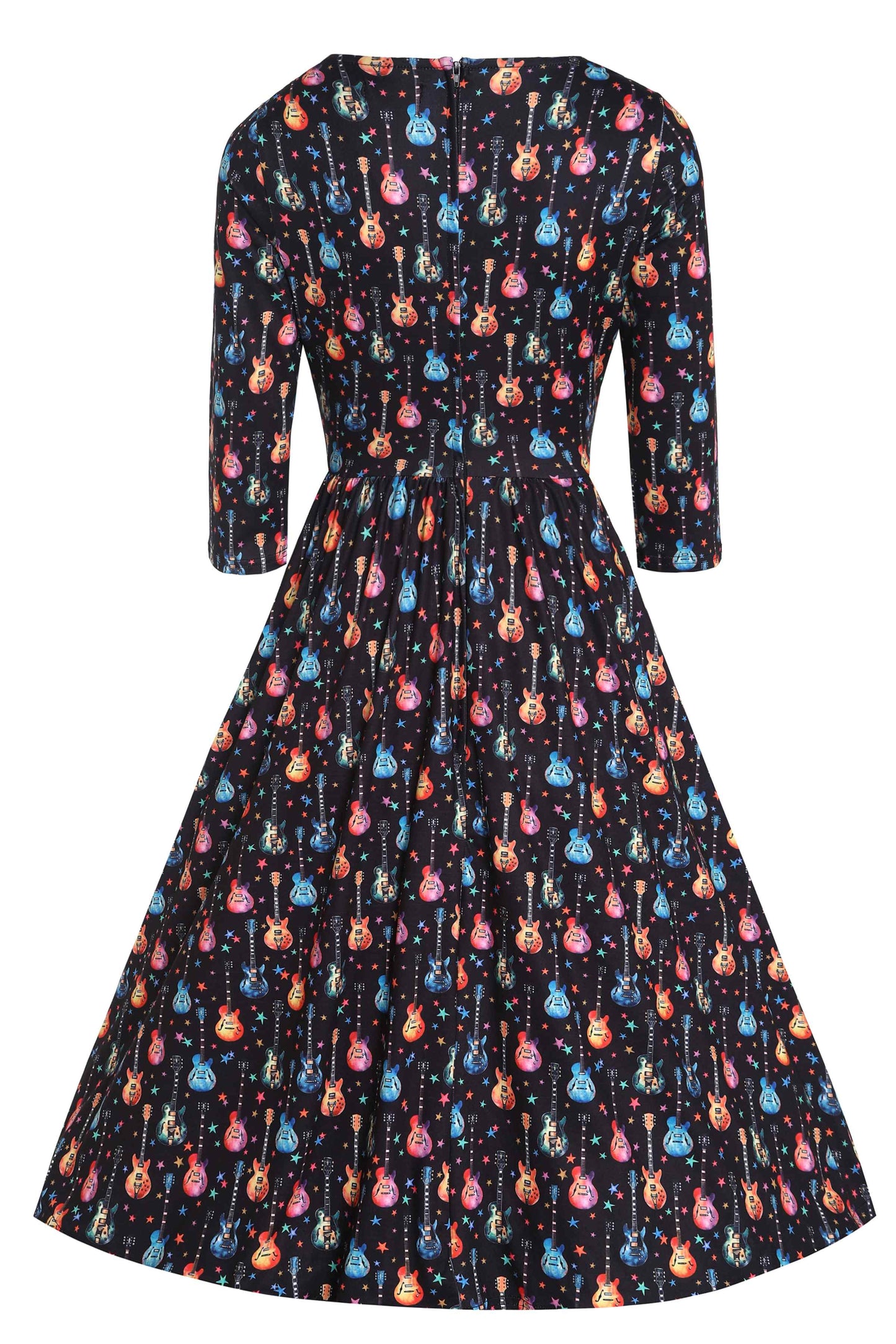 Billie Rockstar Black Long Sleeved Dress