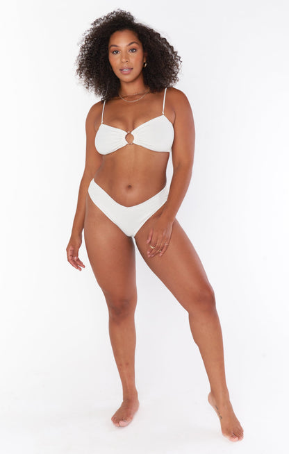 Silvana Bottom ~ Ivory Scrunch