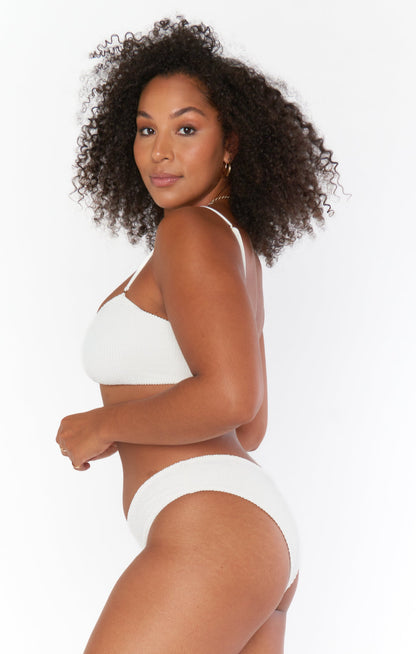 Silvana Bottom ~ Ivory Scrunch