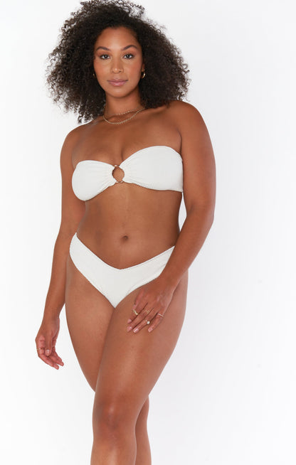 Silvana Bottom ~ Ivory Scrunch