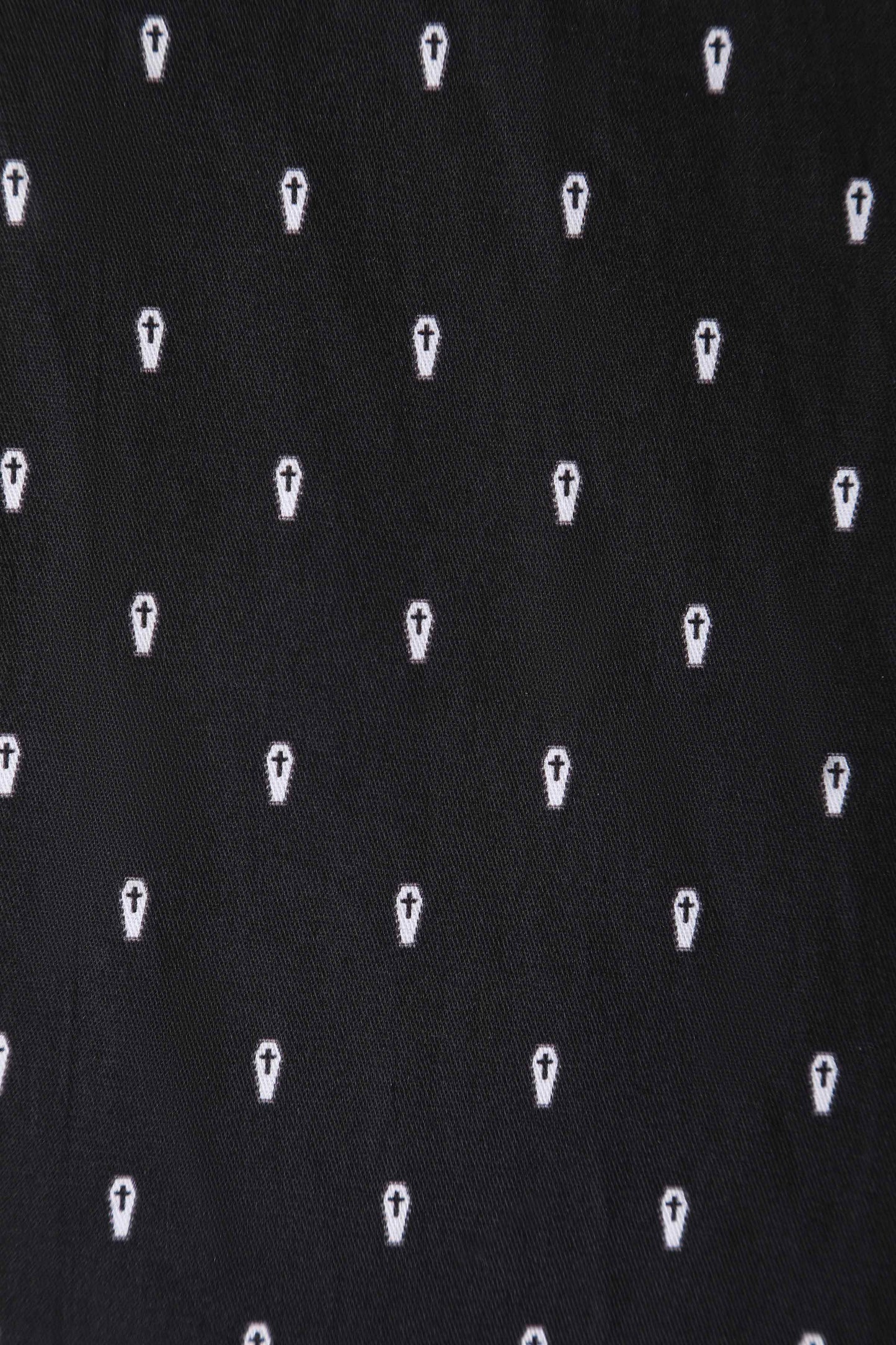 Katherine Spooky Black Coffin Long Sleeved Dress