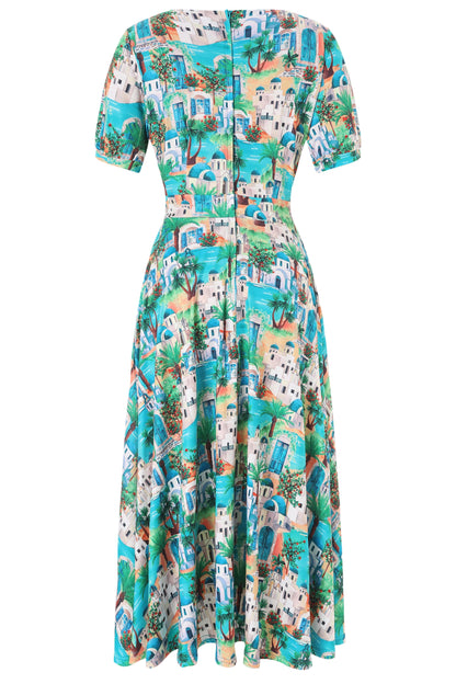 Julia Blue Santorini Midi Dress