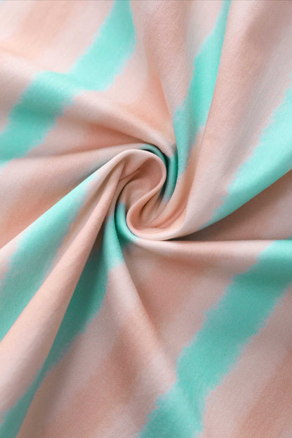 Amanda Pastel Striped Swing Dress
