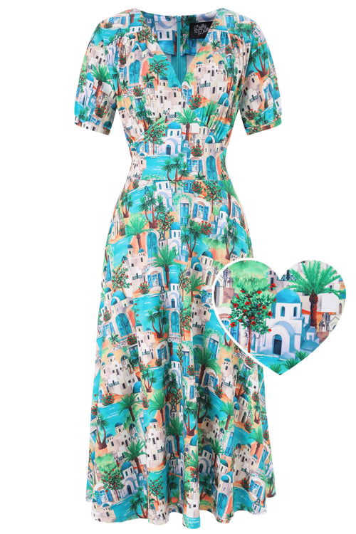 Julia Blue Santorini Midi Dress
