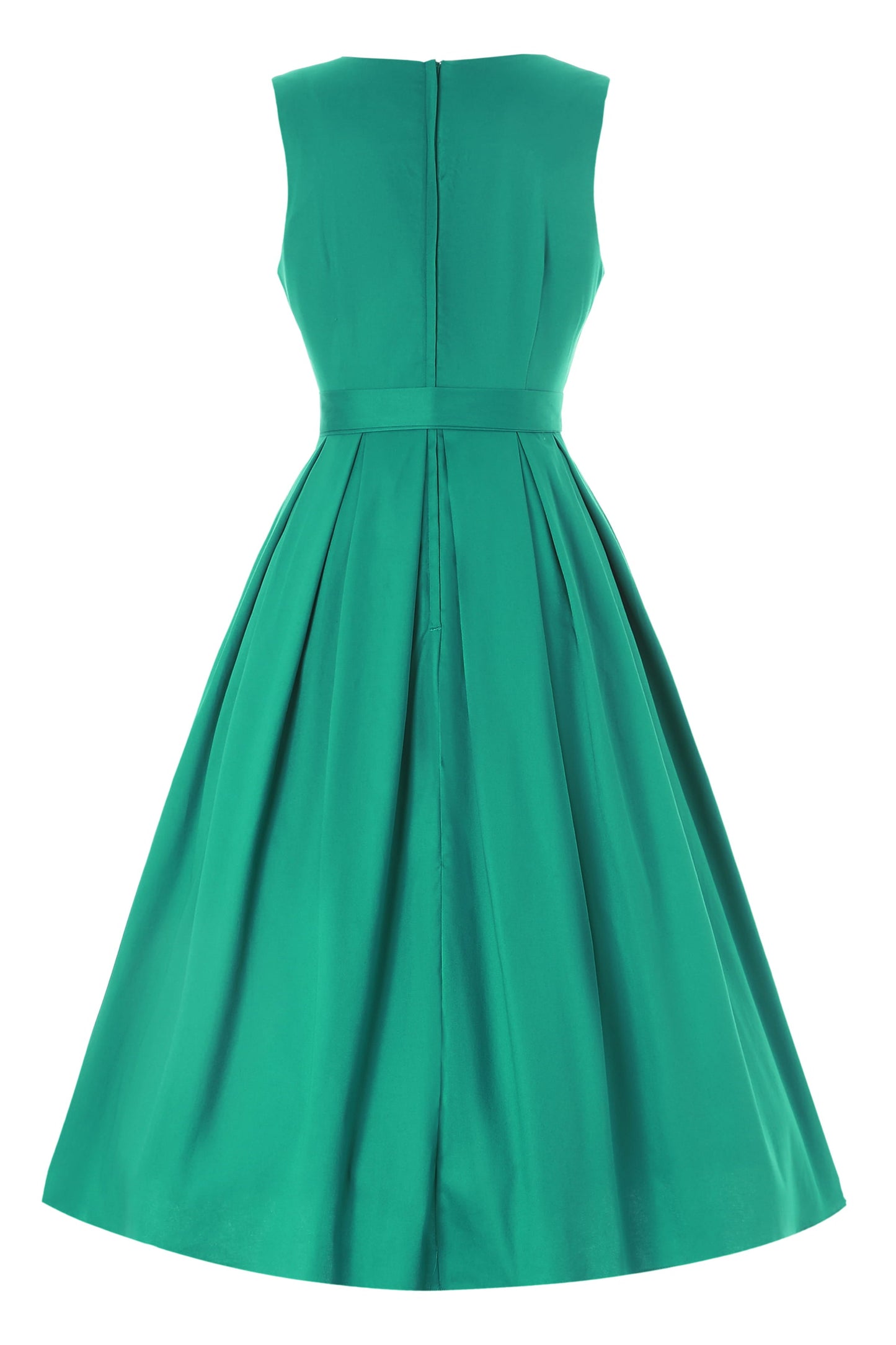 Helen Green Cotton Midi Dress