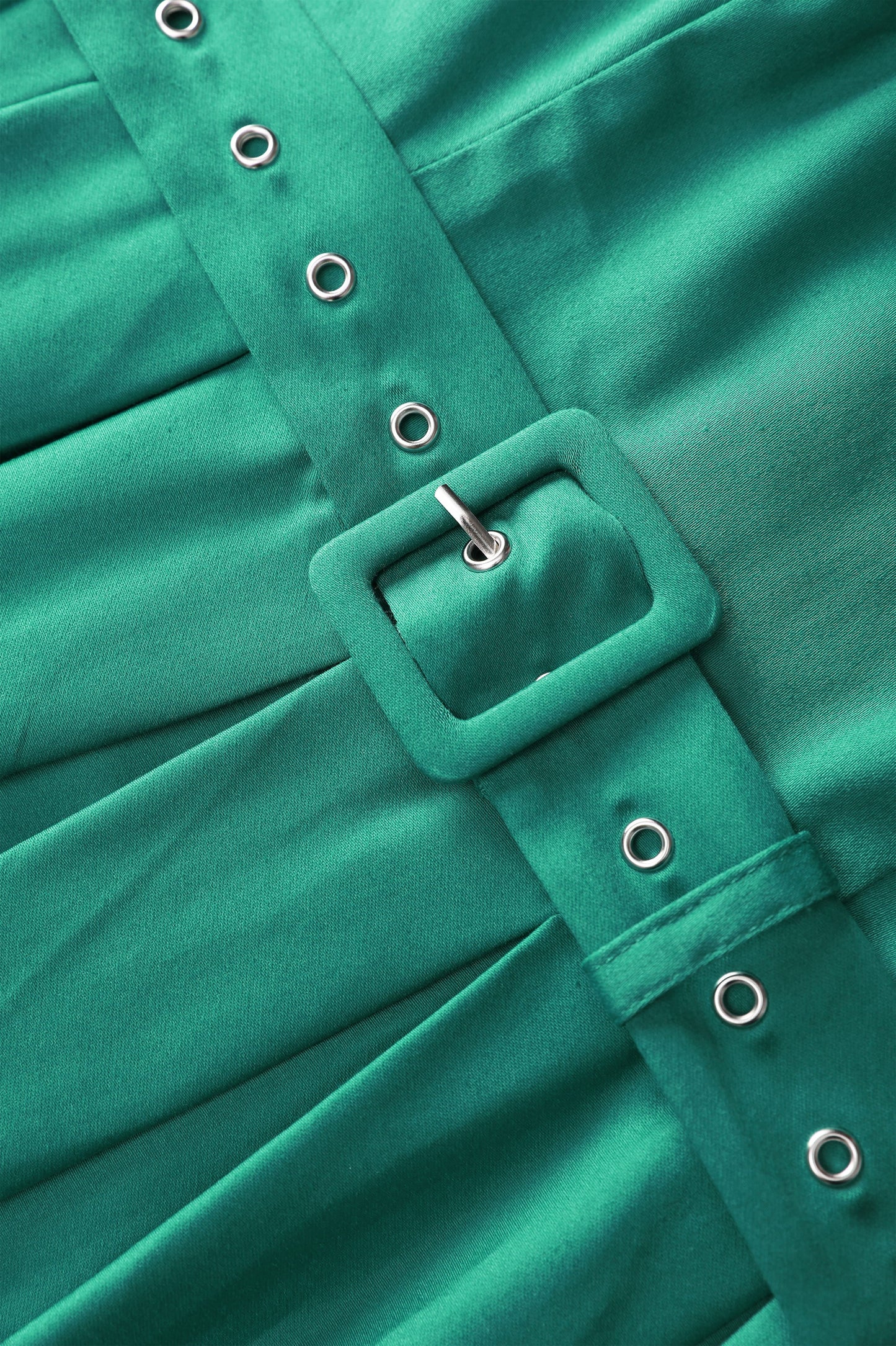 Helen Green Cotton Midi Dress