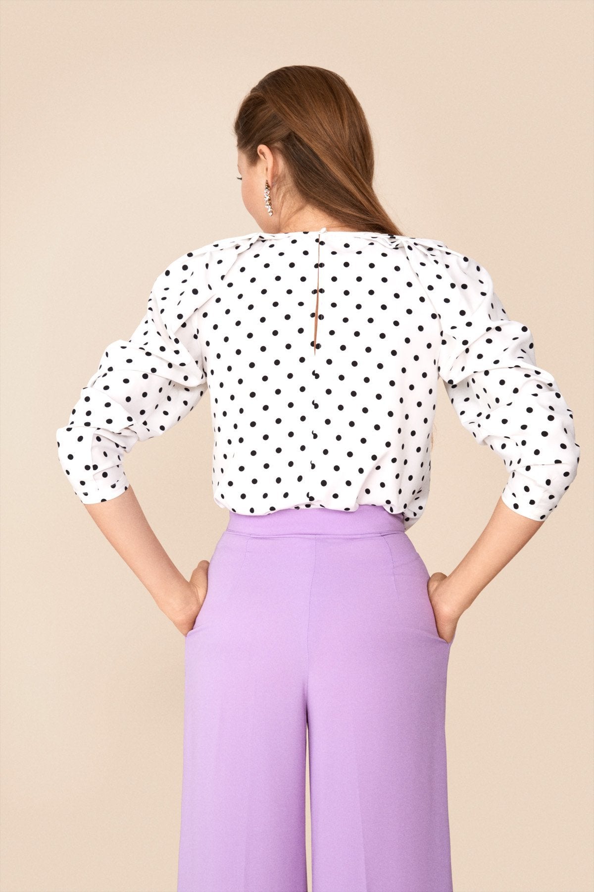 Top Claire Lunares B/N · Rivera ·
