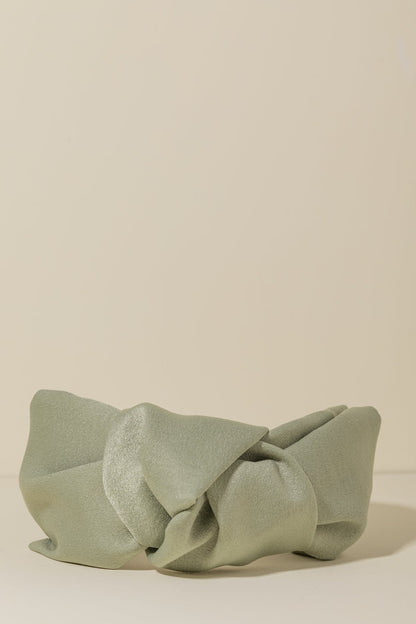 Turbante Bow Mint · Rivera ·