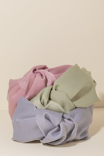 Turbante Bow Mint · Rivera ·