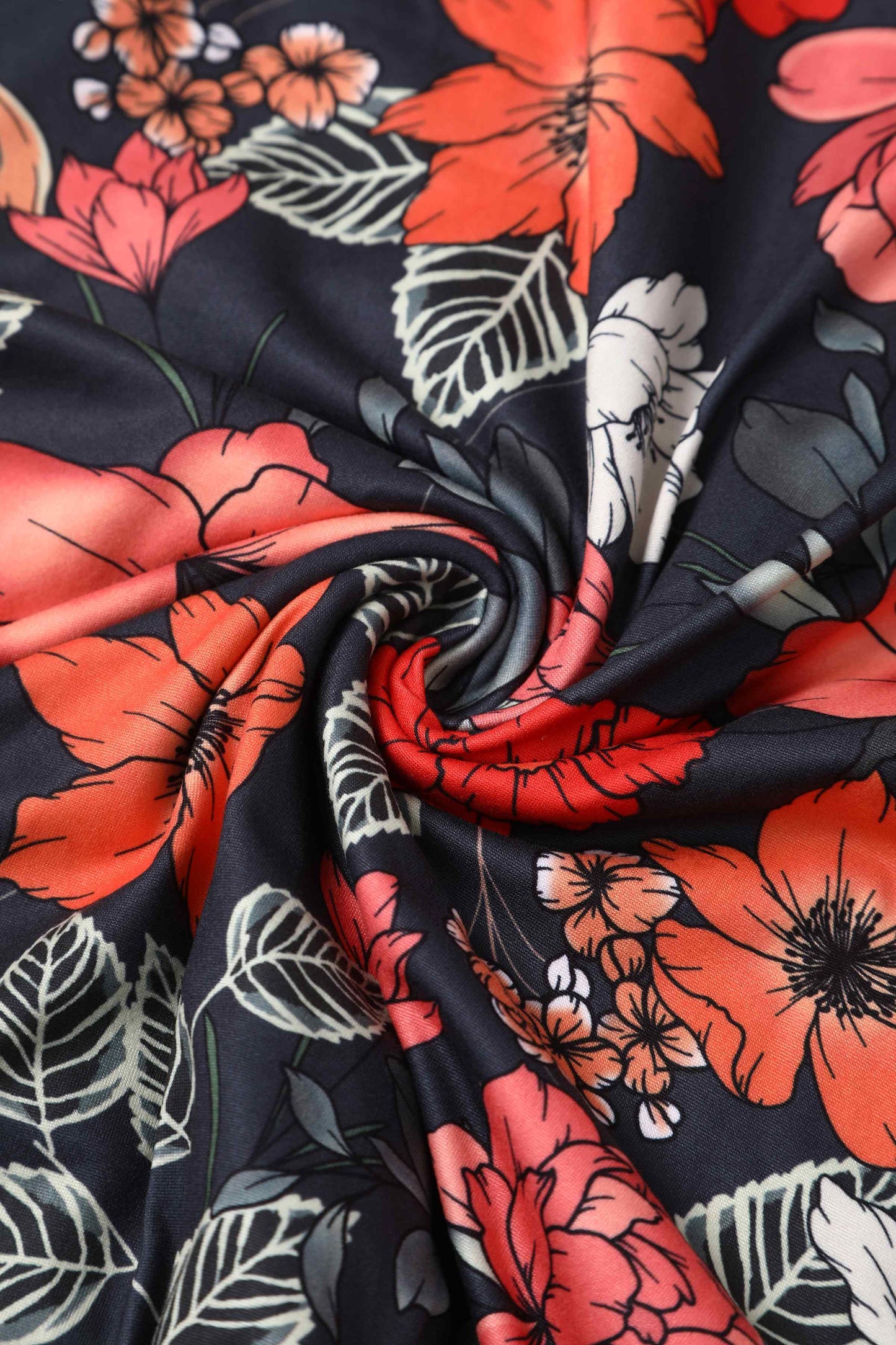 Isla Twilight Bloom Maxi Wrap Dress