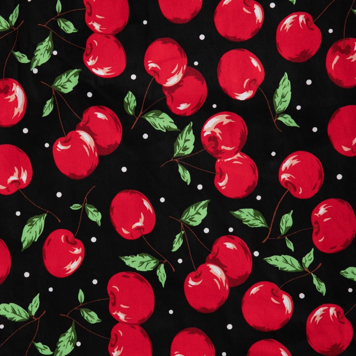 May Crossover Bust Cherry Swing Dress