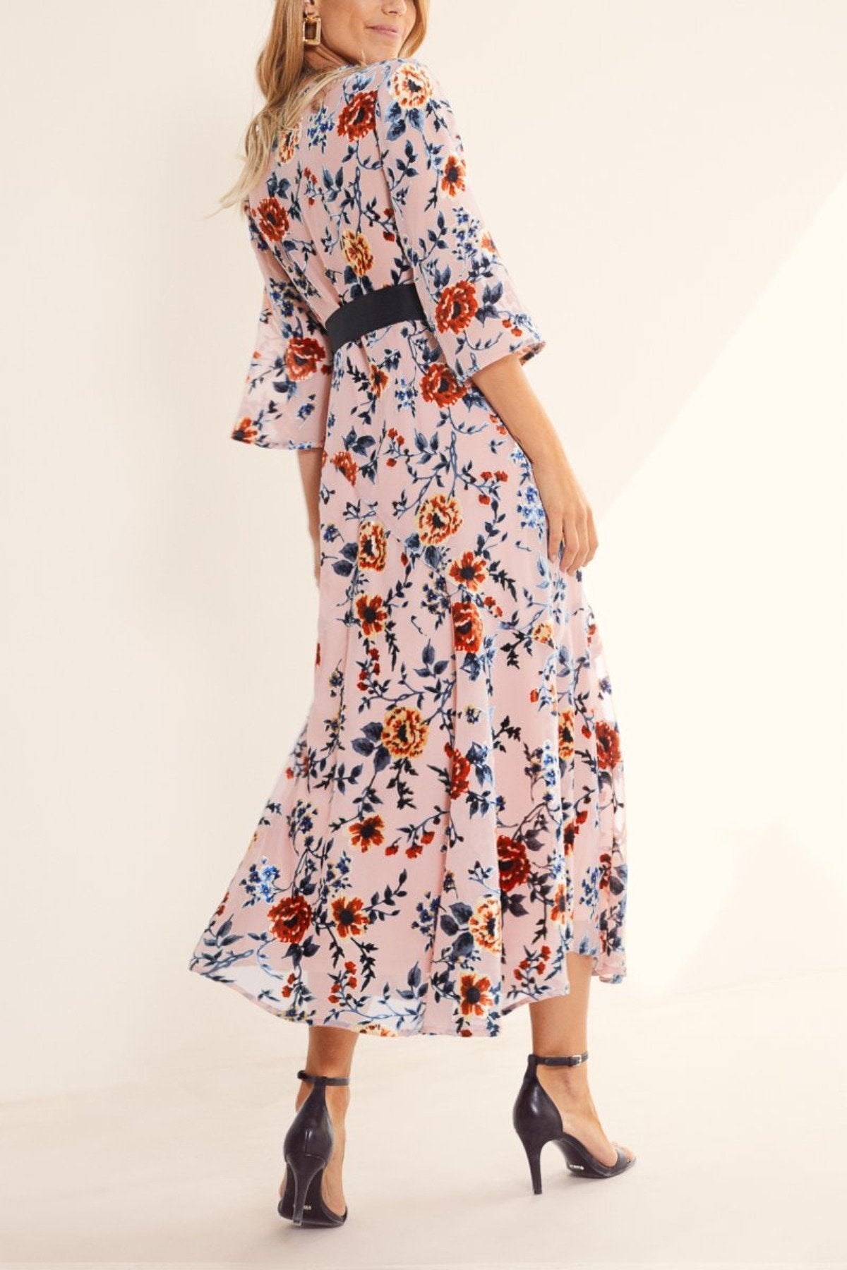 Vestido Florian Estampado Devoré · Icons ·