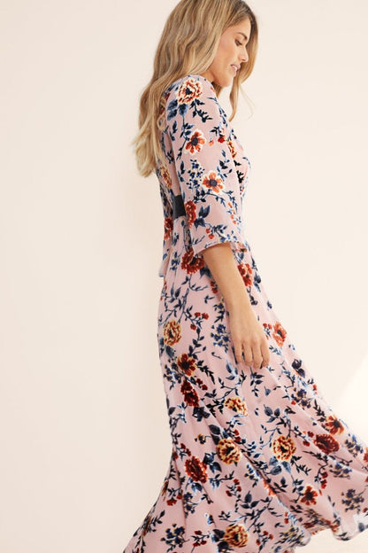 Vestido Florian Estampado Devoré · Icons ·