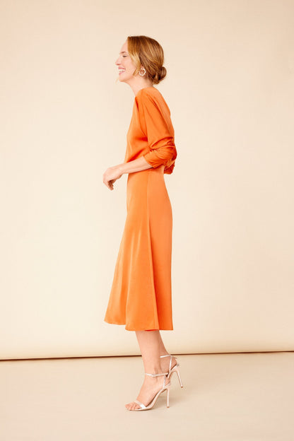 Vestido Genevieve Rust · Wisteria ·
