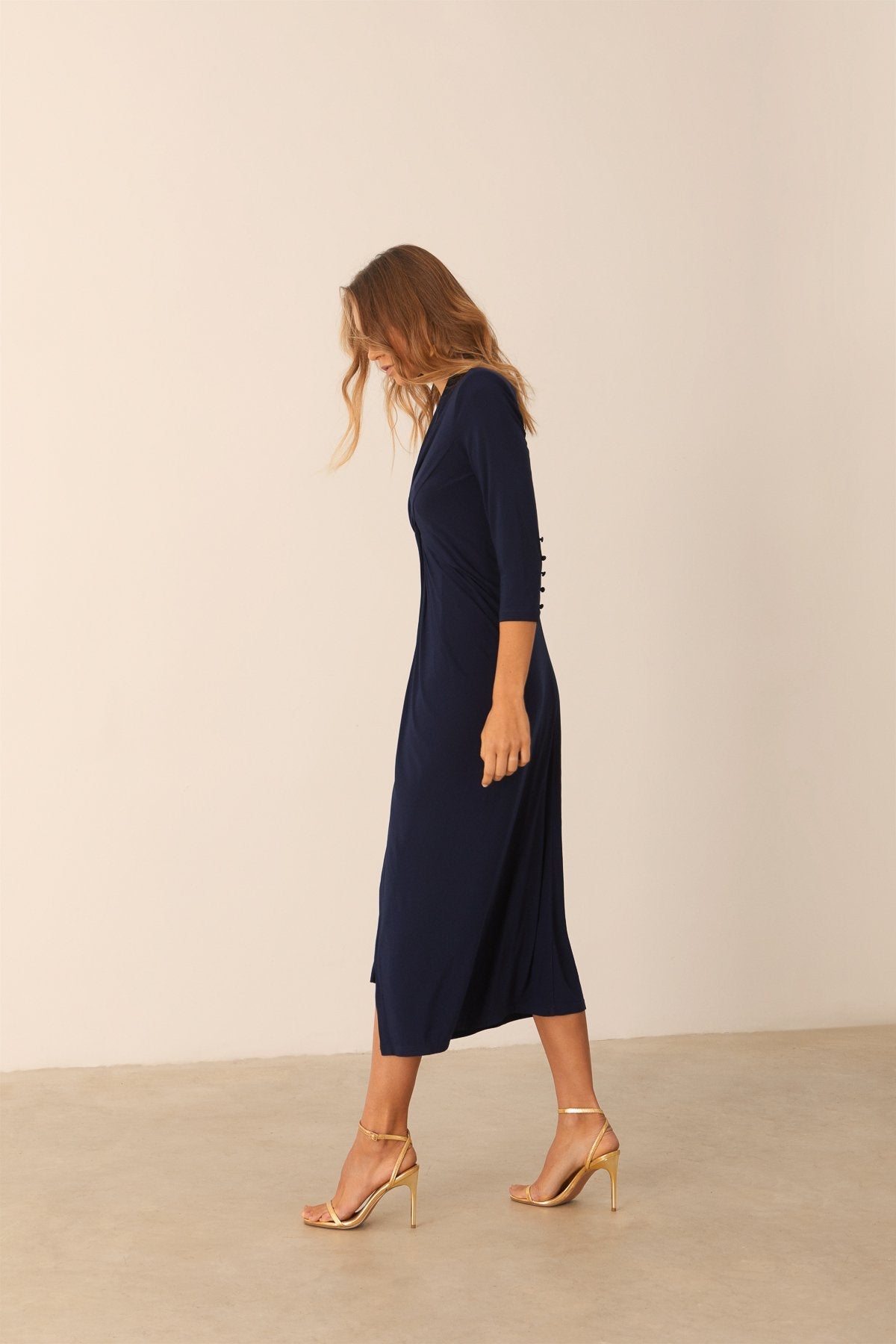 Vestido Kaira Navy · Pretty in Pink ·