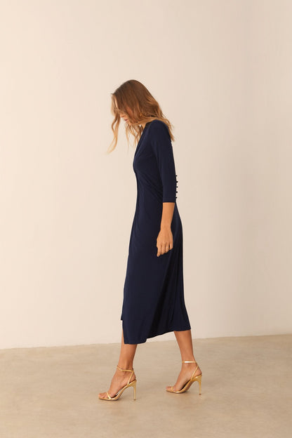 Vestido Kaira Navy · Pretty in Pink ·