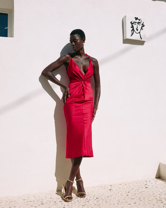 Vestido Nona Rojo · LAST CHANCE ·