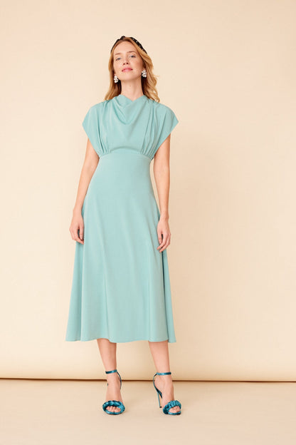 Vestido Nora Aquamarine · Wisteria ·