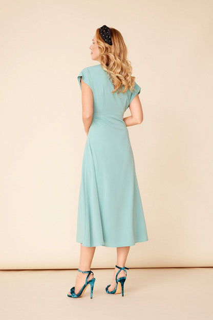 Vestido Nora Aquamarine · Wisteria ·