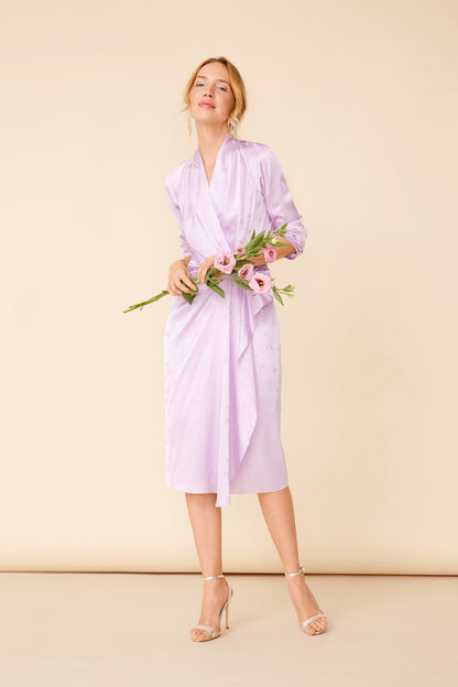 Vestido Solange Lilac · Wisteria ·