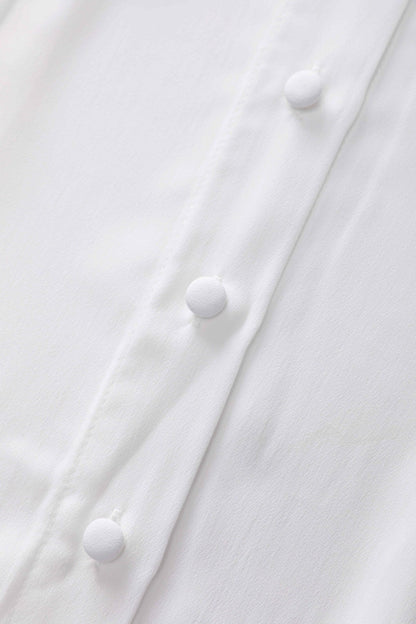 Margaret White Long Sleeved Blouse