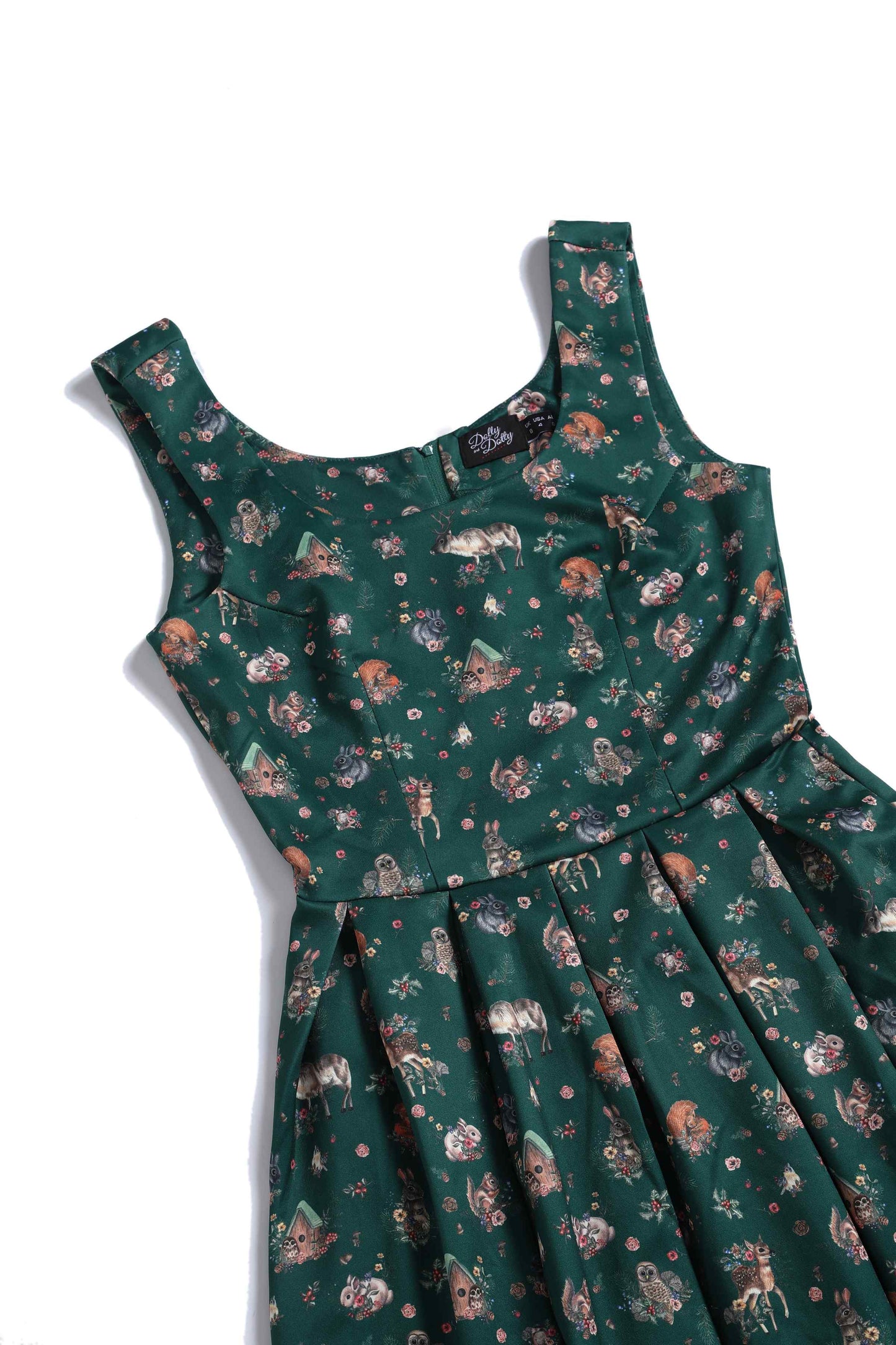 Amanda Green Woodland Forest Swing Dress
