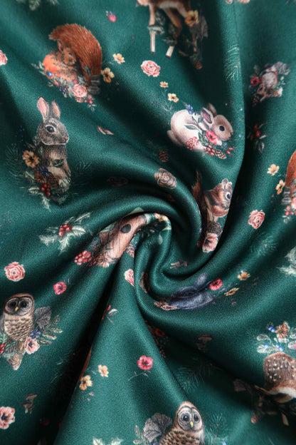 Amanda Green Woodland Forest Swing Dress